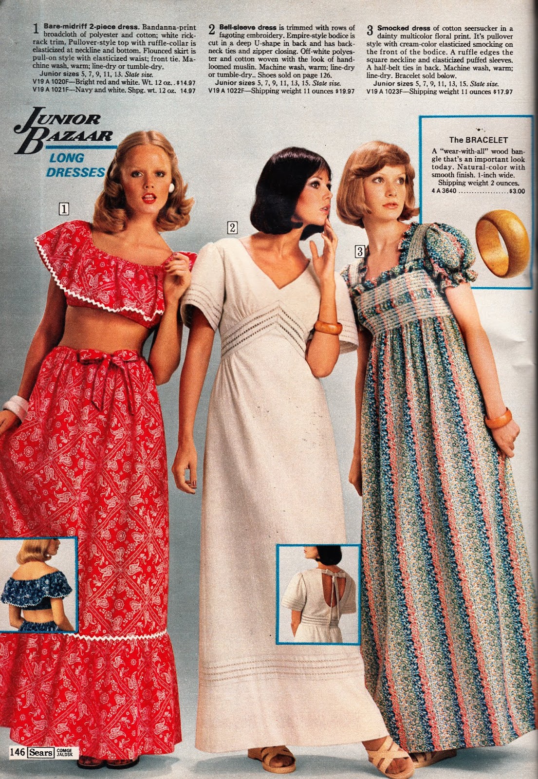 dresses from the 70s
