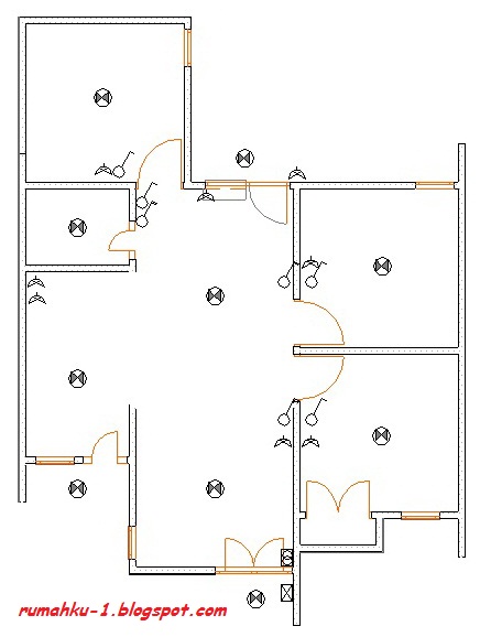  Gambar Rangkaian Instalasi Rumah Sederhana wiring diagram 