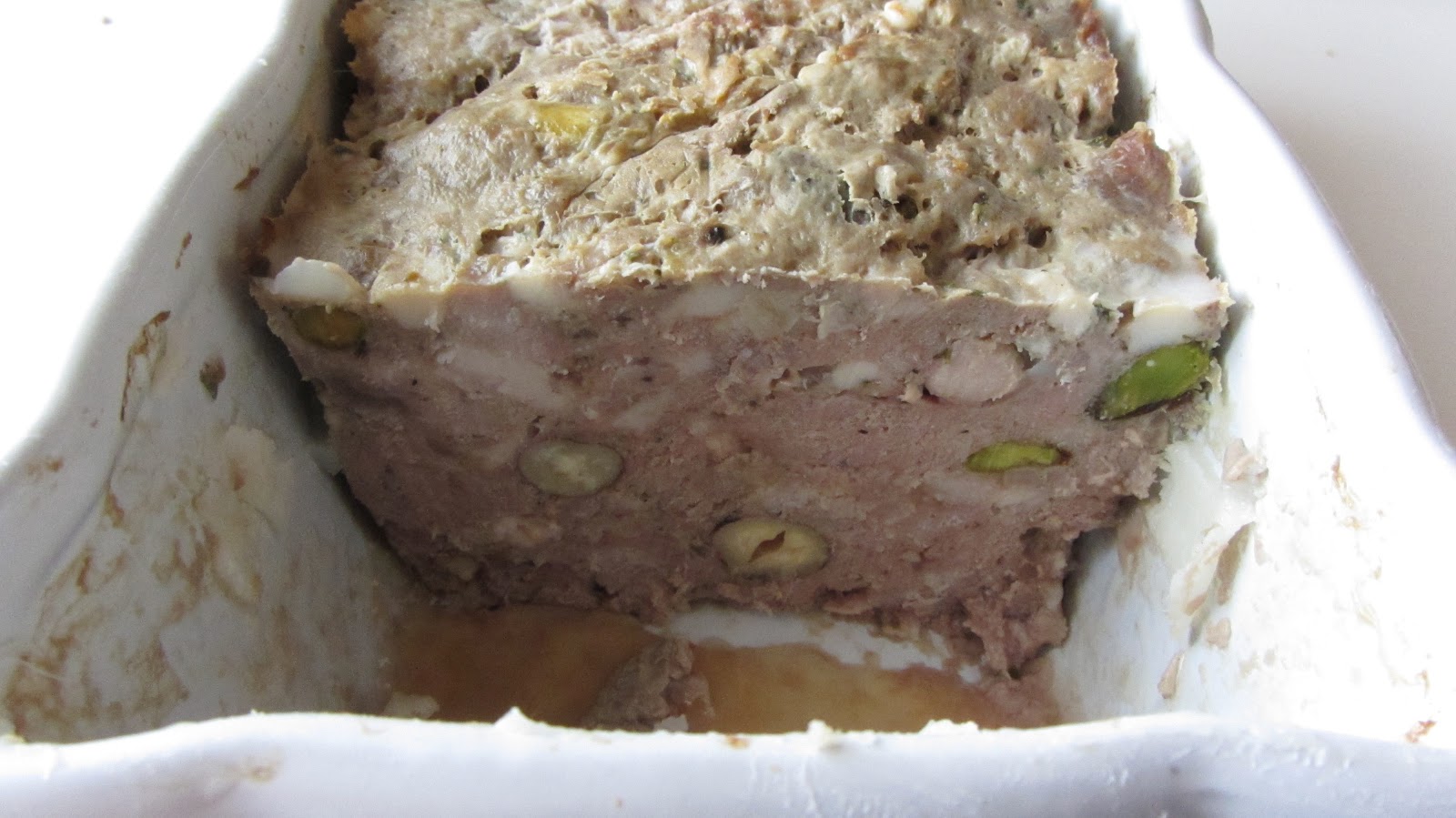 A table ! Terrine de canard.