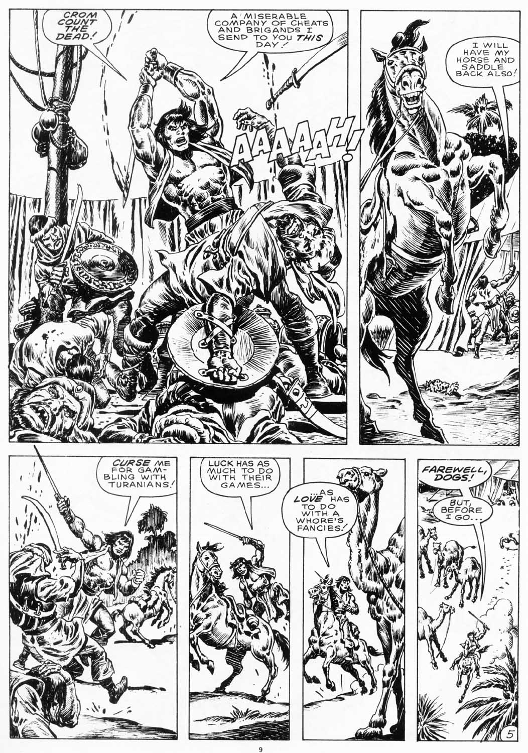 Read online The Savage Sword Of Conan comic -  Issue #152 - 11