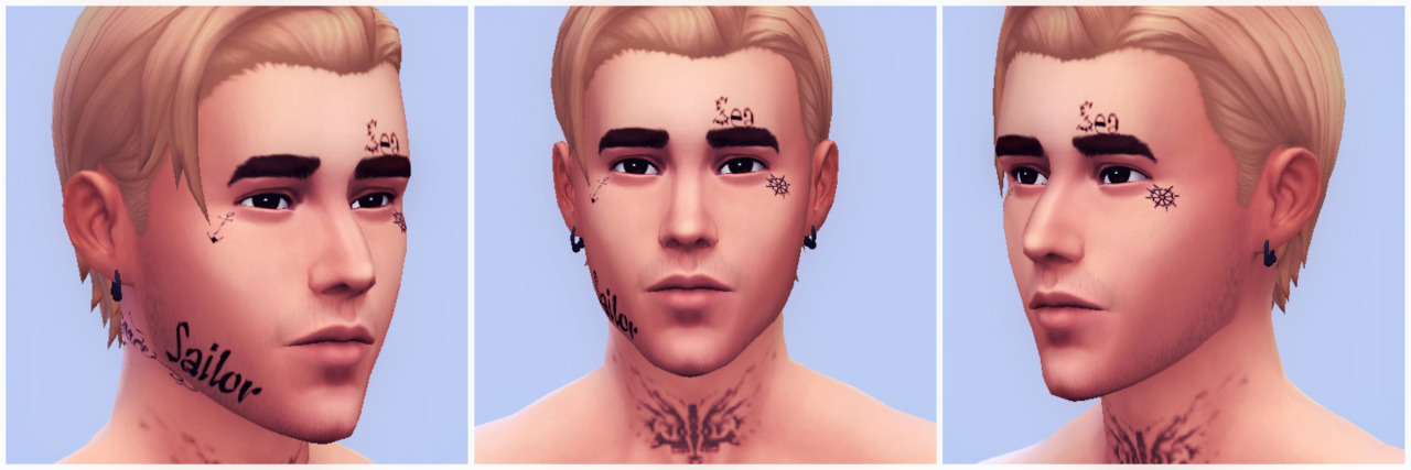 Sims 4 Tattoos Cc Male Face.