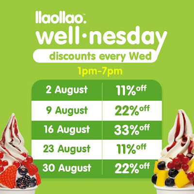 llaollao Malaysia Wednesday Discount Price Promo