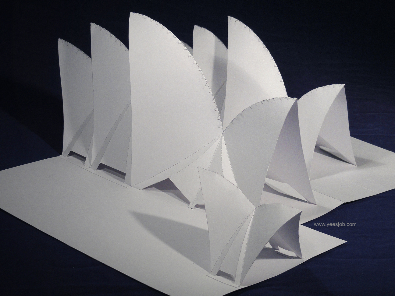 The Kingdom of Origami Architecture The Sydney Opera House Pop up Architecture