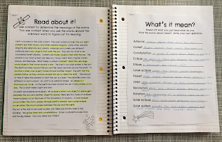 image of notebook spread