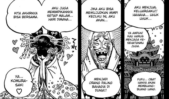 One Piece 929: Siapakah Sebenarnya Komurasaki?
