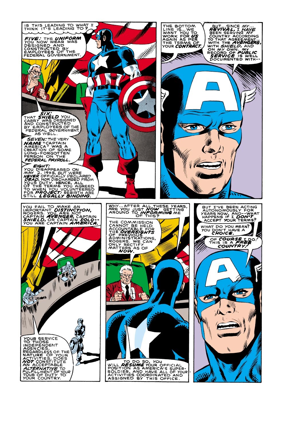 Read online Captain America (1968) comic -  Issue #332 - 9