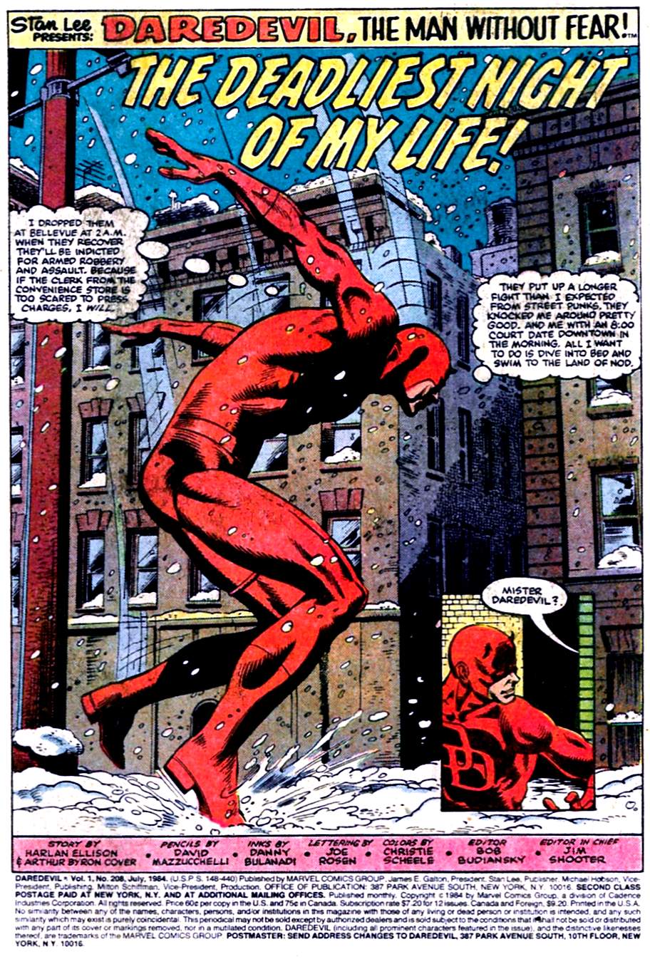 Read online Daredevil (1964) comic -  Issue #208 - 2