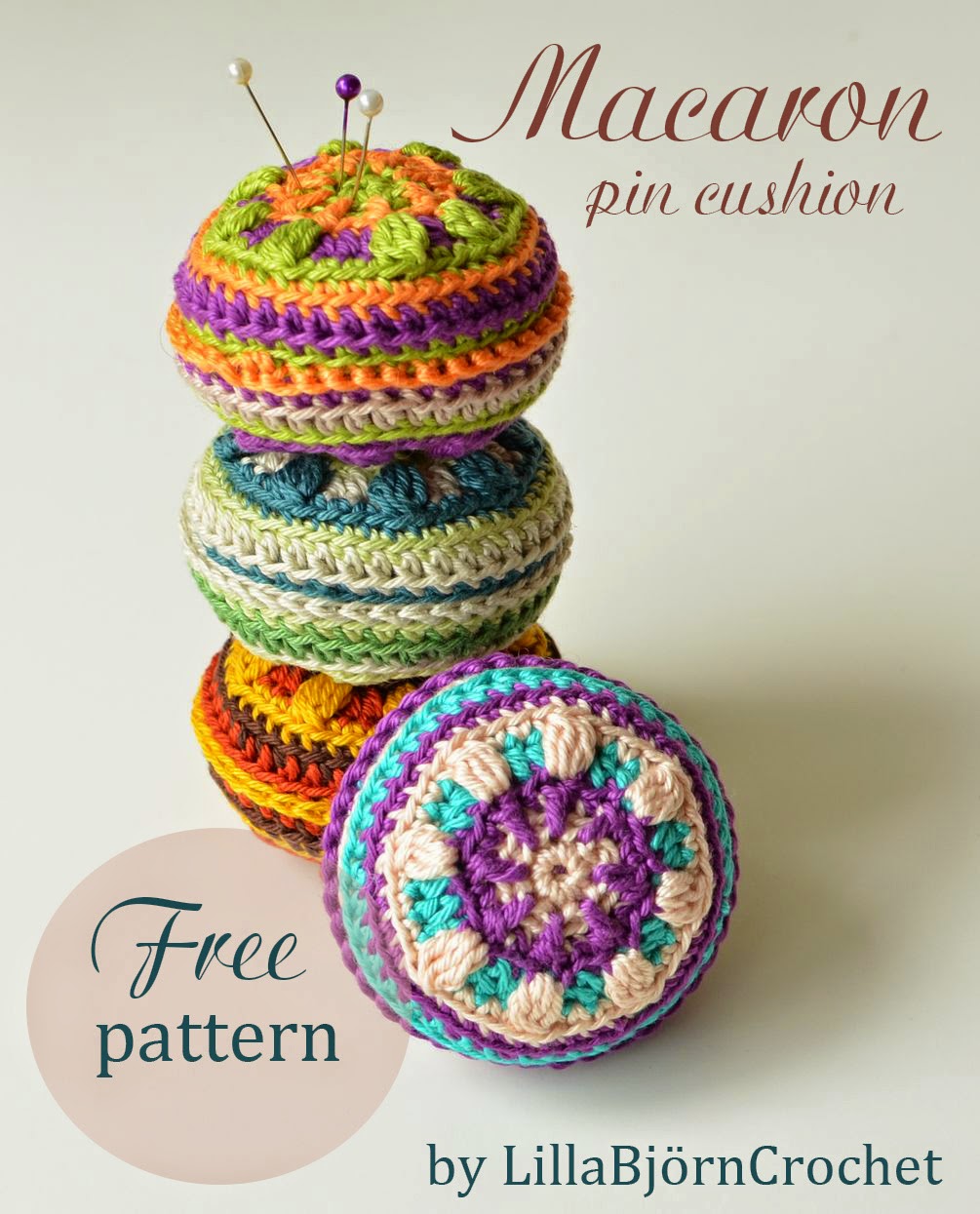 10 Crochet Pin Cushions Patterns – Free Crochet Pattern Round up –  Meladora's Creations