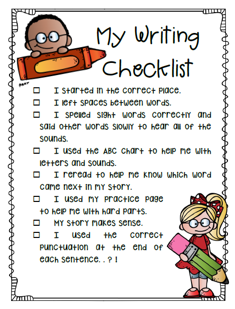 Writing Editing Checklist 2nd Grade — Leave a Reply.