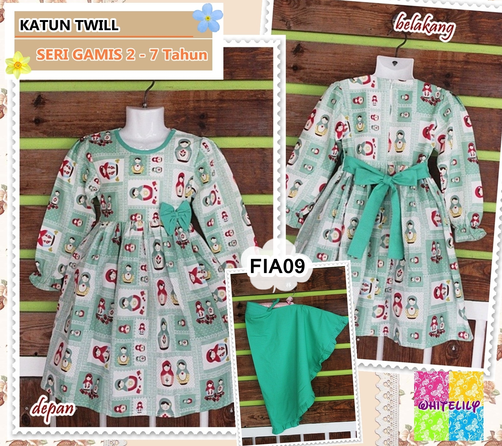 whitelily grosir baju anak perempuan baju muslim anak perempuan gamis s m l xl usia 2 7 tahun whitelily grosir baju anak perempuan baju muslim anak perempuan gamis s m l xl usia 2 7 tahun
