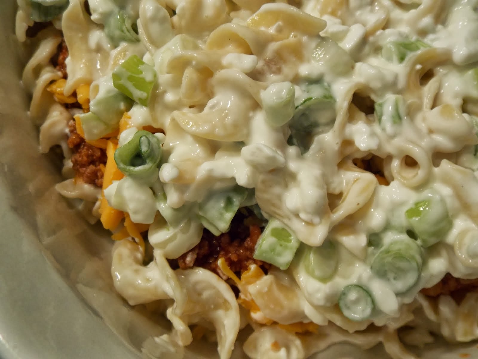 Pithy's Kitchen Sour Cream Noodle Bake