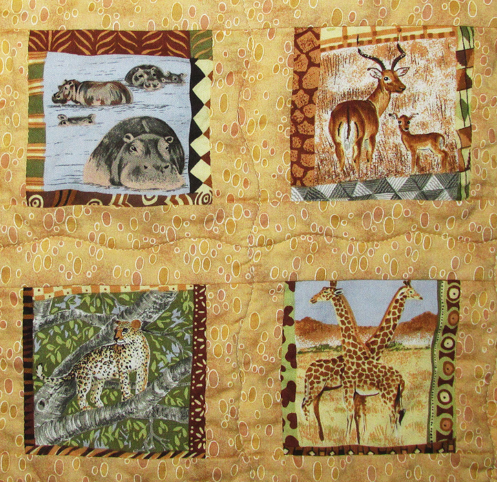 Pam Geisel Art Quilts Baby Quilts with Animals