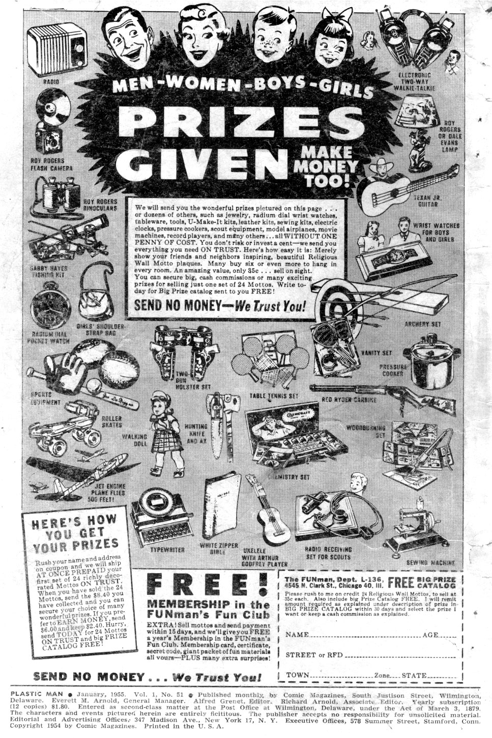 Read online Plastic Man (1943) comic -  Issue #51 - 2