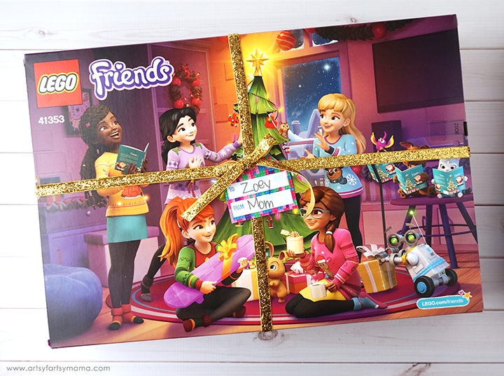 Count down to Christmas with the LEGO® Friends Advent Calendar and download Free Printable LEGO Gift Tags!