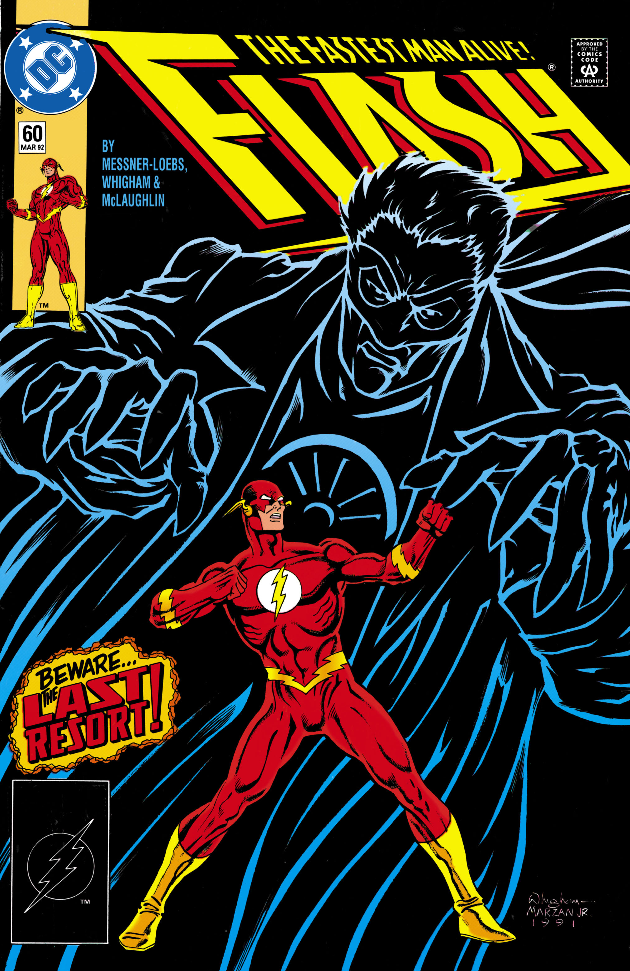 Read online The Flash (1987) comic -  Issue #60 - 1