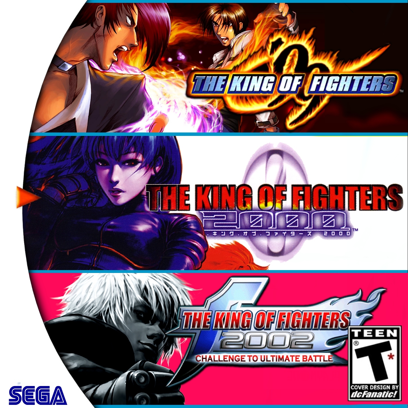 Dreamcast Hombrew Custom Covers The King Of Fighters 3 in One Collection
