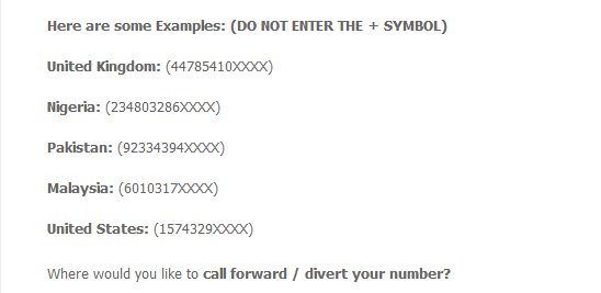 Malaysia Phone Number Format