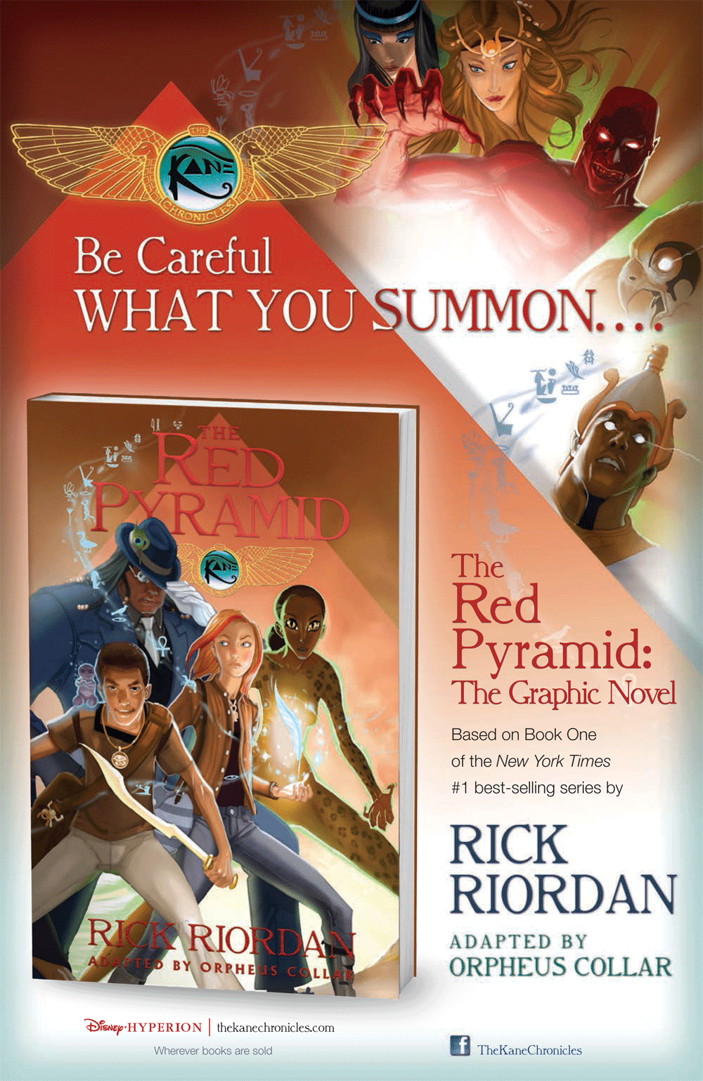 The Red Pyramid Graphic Novel Arrives Oct. 2 | Rick Riordan