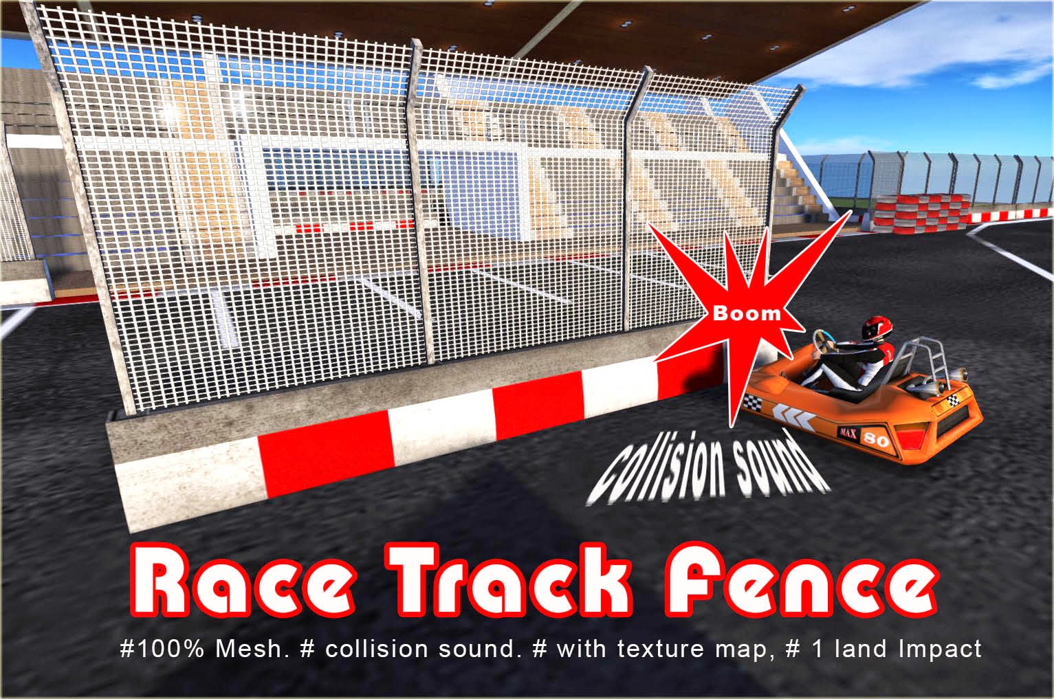 New Item For This Month Race Track Fence [Catch Fence]