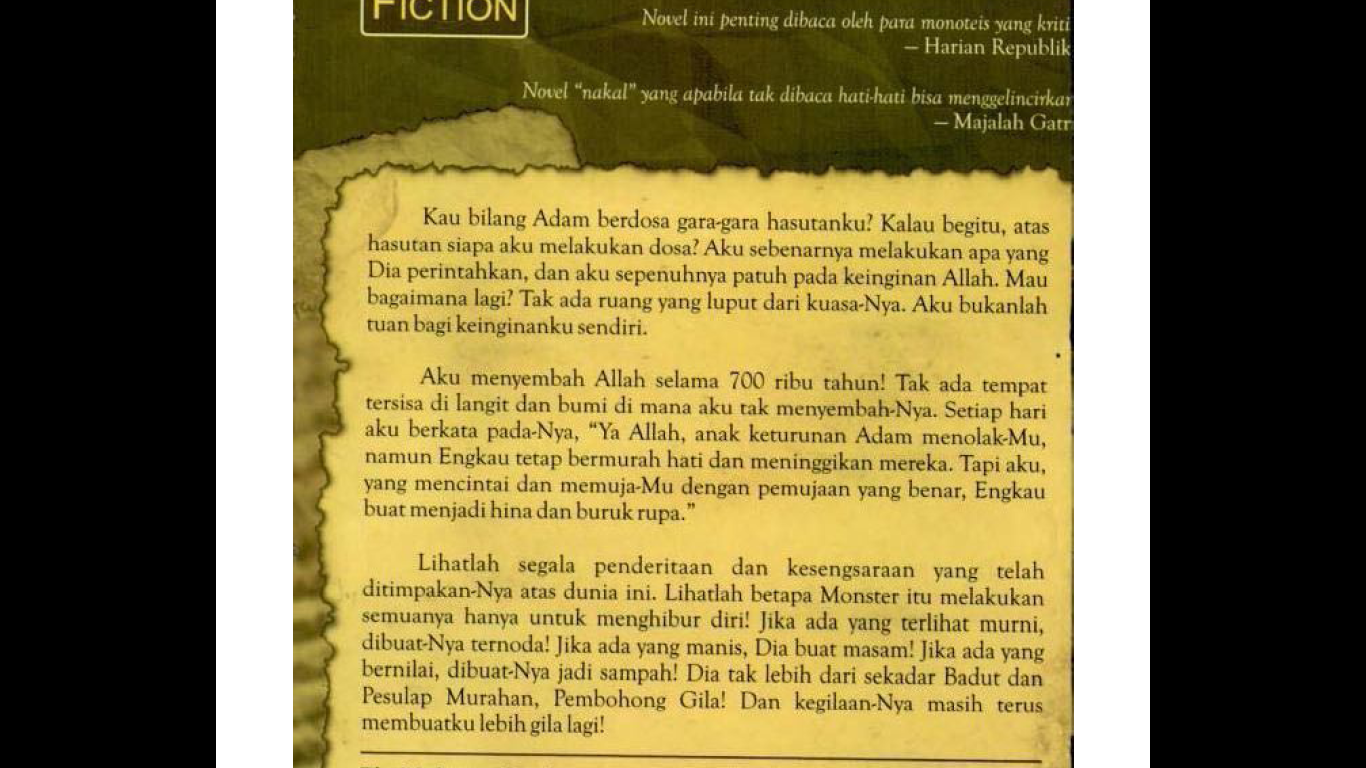 buku iblis menggugat tuhan pdf full