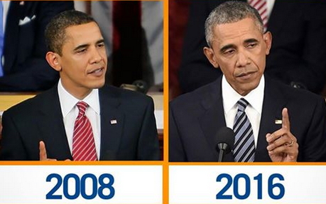 obama aging fast