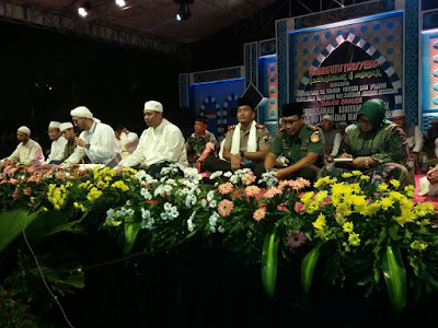 DANDIM SRAGEN HADIRI PENGAJIAN AKBAR KEC. MONDOKAN