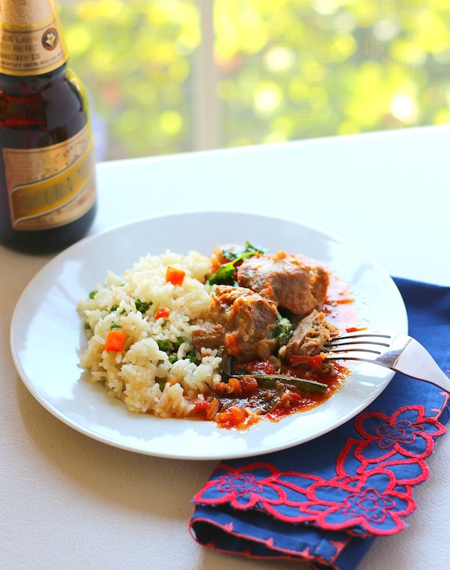 Mexico in My Kitchen Pork in Tomato Sauce Authentic Mexican Food