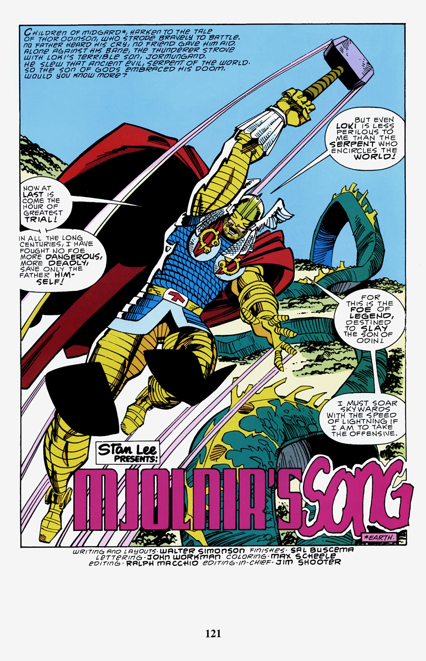 Read online Thor Visionaries: Walter Simonson comic -  Issue # TPB 5 - 122