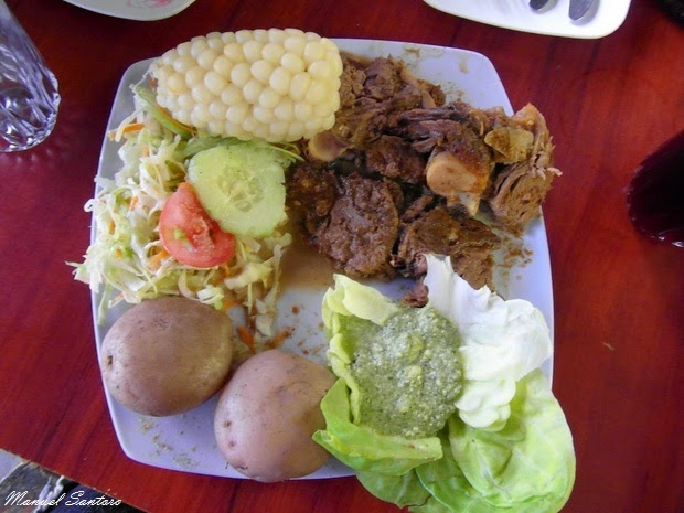Huancayo, La Rustica, cordero al palo Huancayo, La Rustica, cordero al palo