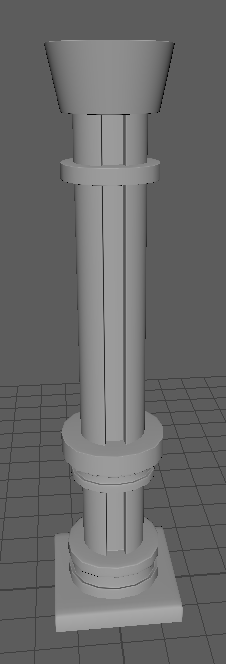 Games Art and Design Year 1: 3D Modelling: Column Design and Model