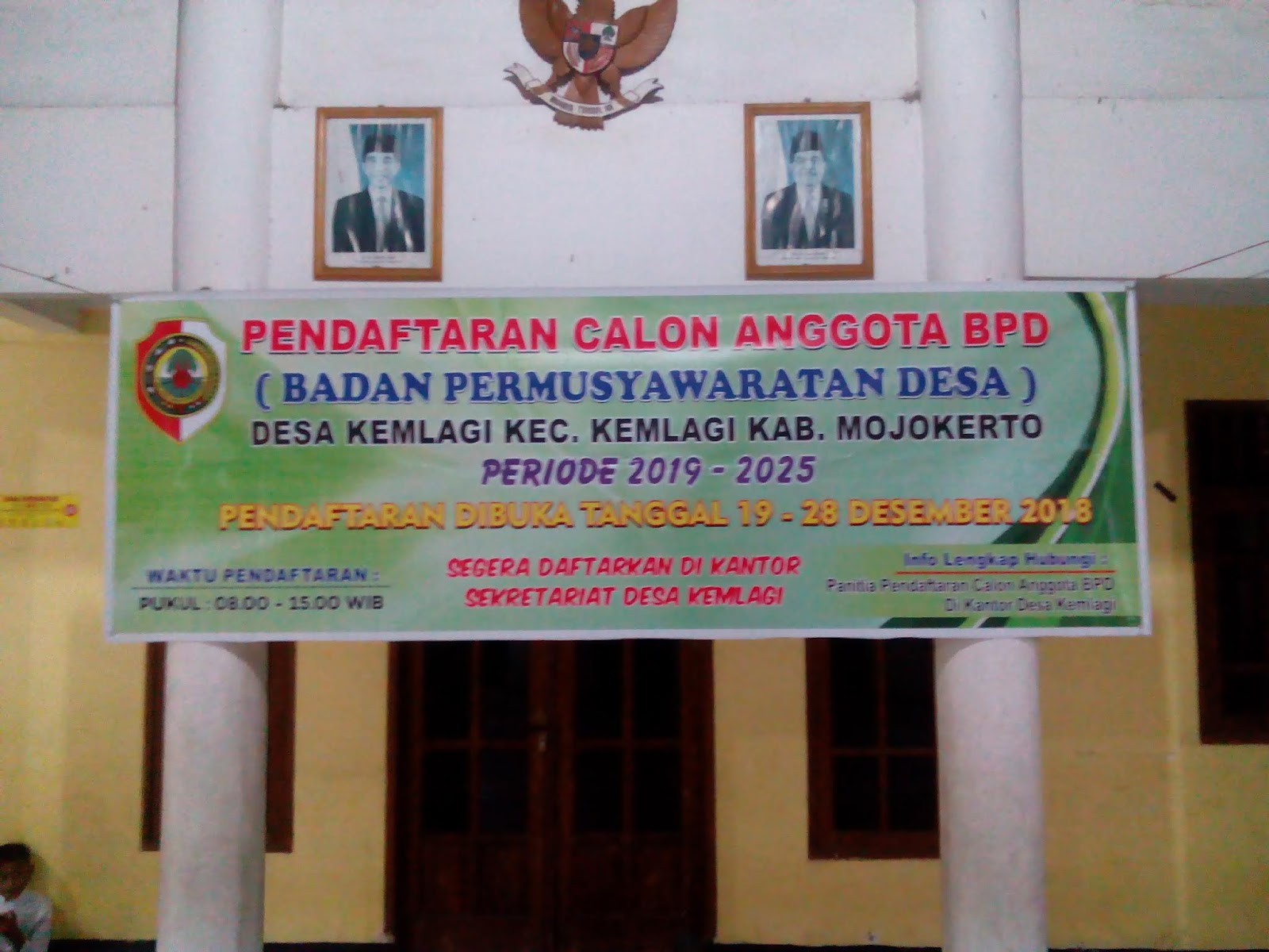 Pengisian Keanggotaan Bpd Desa Kemlagi Periode 2019 2025