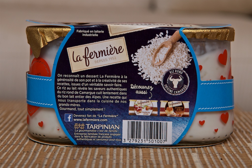 Aventures Gustatives Le Riz Au Lait Au Riz De Camargue 2x160g Par La Fermiere