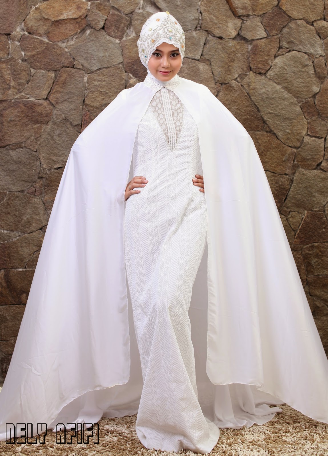 Nely Afifi Fashion Designer Gaun Pengantin Muslimah 