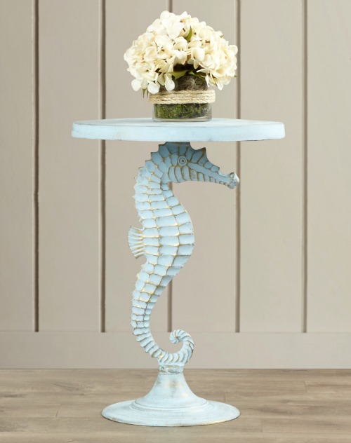 Coastal & Nautical Accent Tables Side and End Tables Coastal Decor