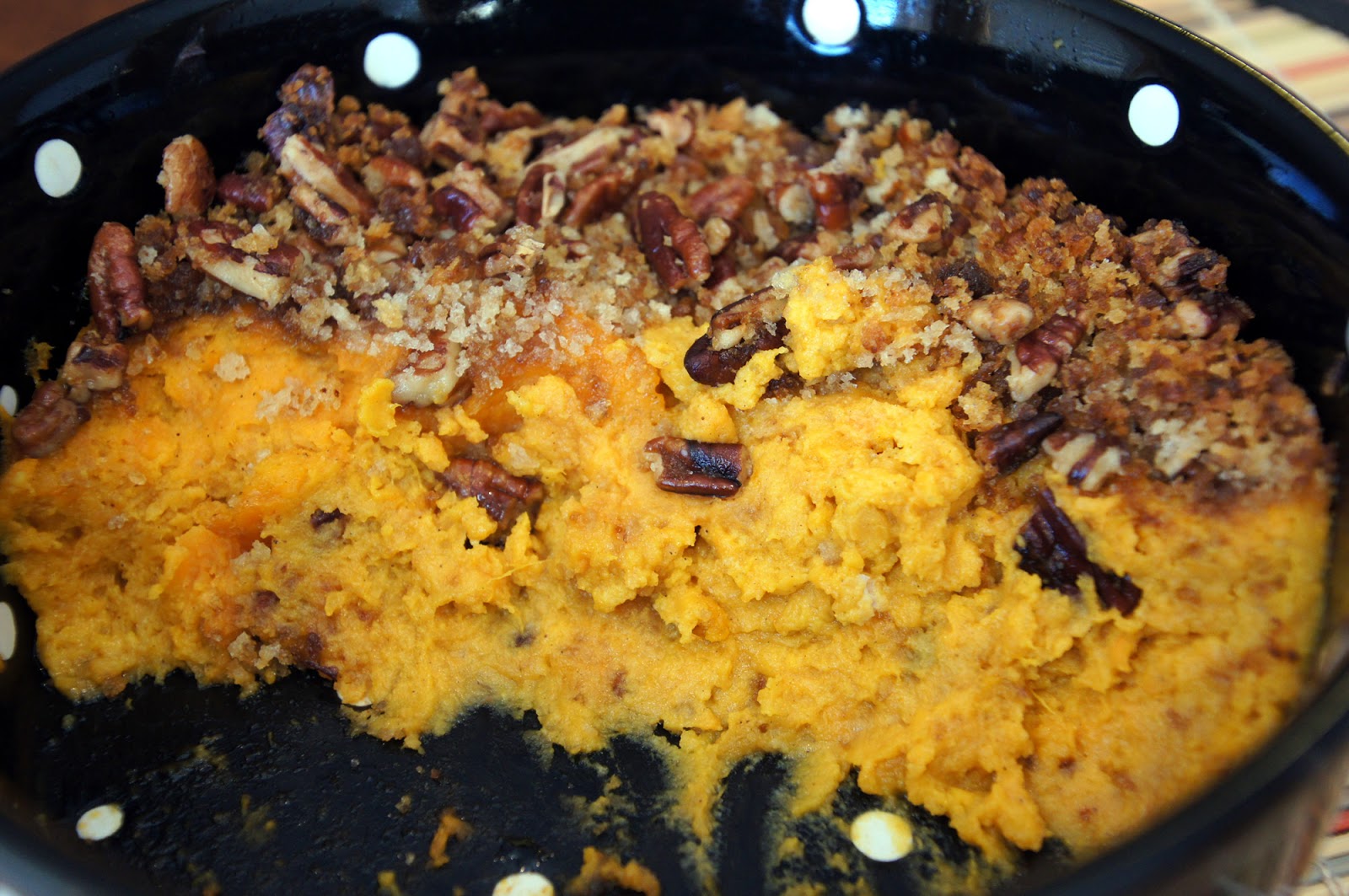 Little Bit of Everything Sweet Potato Puff with Crunchy Topping