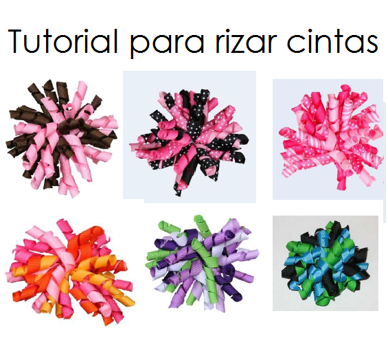 Como rizar cintas para el cabello