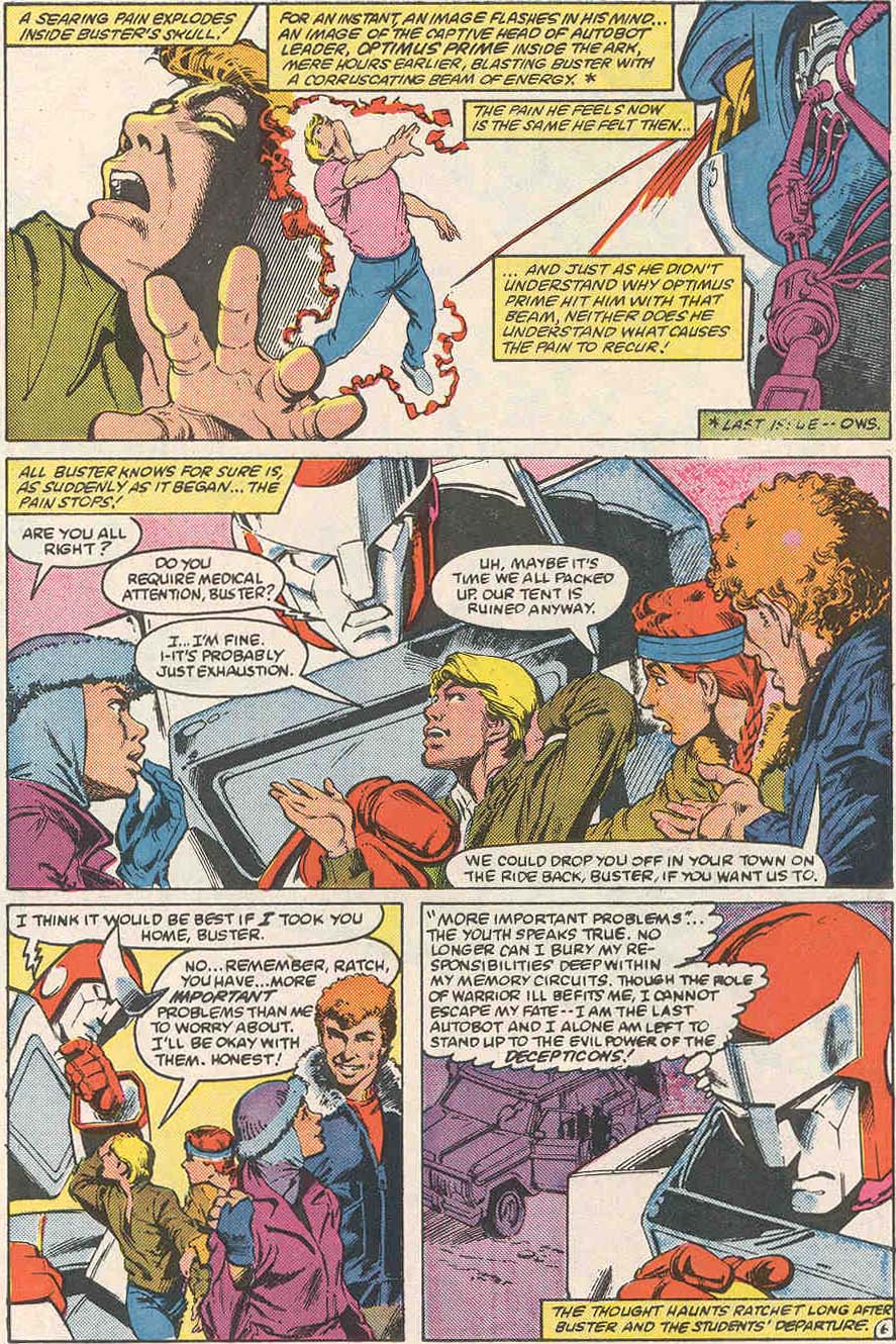 Read online The Transformers (1984) comic -  Issue #7 - 7