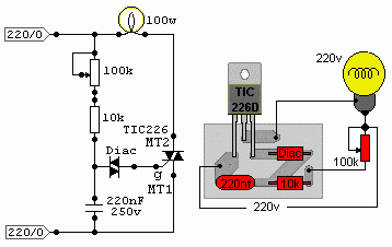 Skema Lampu Flip Flop 220v Lampukita