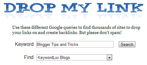 Best Tip and Trick Find CommentLuv / KeywordLuv Enabled Blogs for Commenting