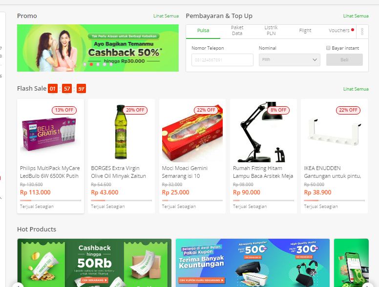 Cara Ikut Tokopedia Flash Sale Hutomo