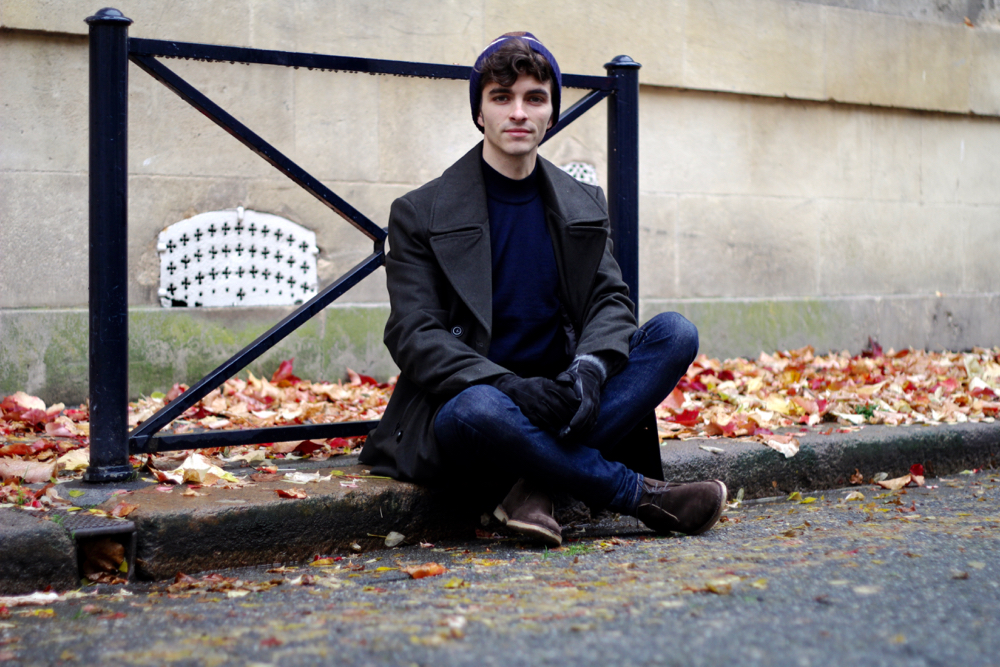 BLOG-MODE-HOMME-marks-spencer-shopping-links-col-roulé-tenue-hiver-bonnet-pompon-caban-vert-chukka-boots