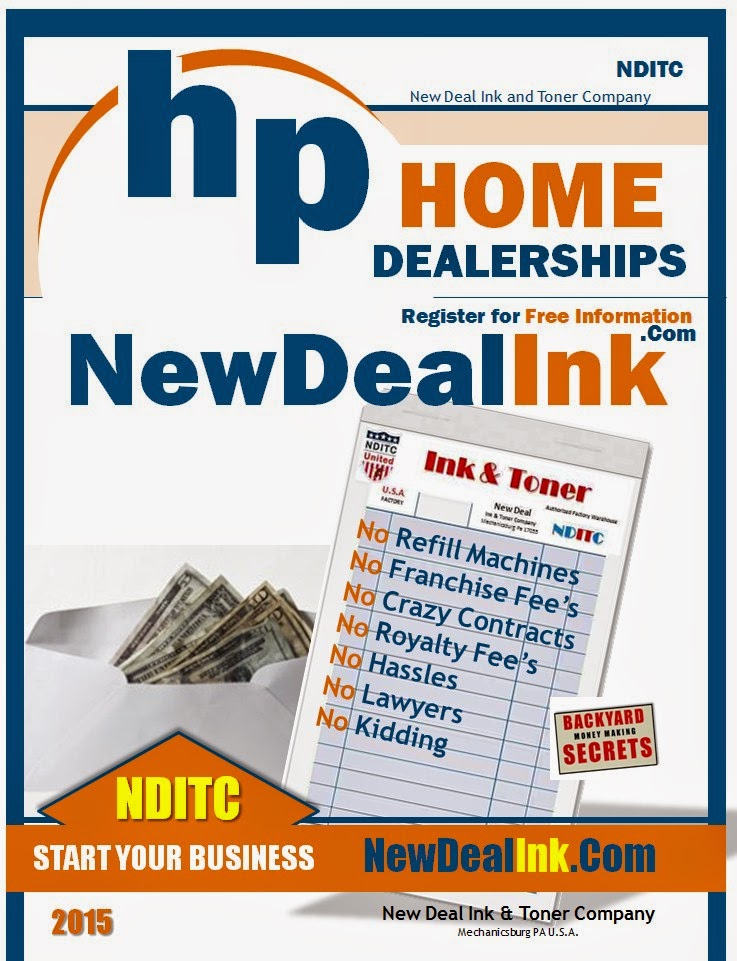 Start Open HP Hewlett Packard Cartridge Refilling Business Free with NDITC