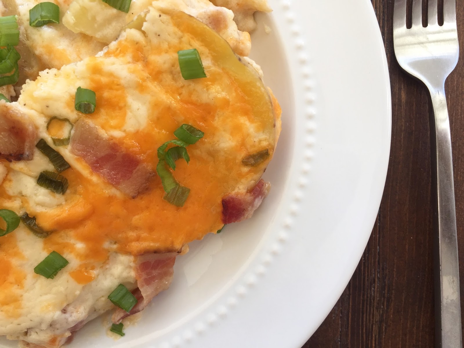 Loaded Au Gratin Potatoes