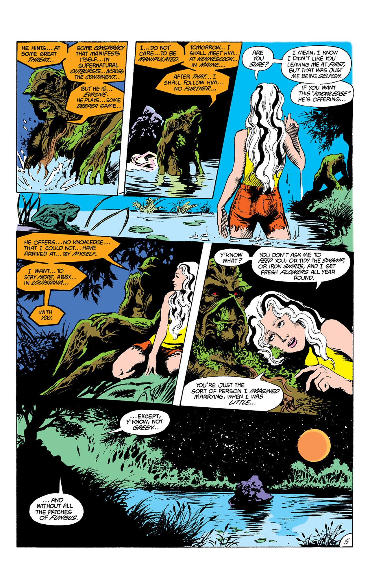 Read online Swamp Thing (1982) comic -  Issue #40 - 6