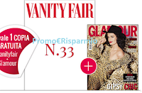 Vanity Fair gratis + copia omaggio di Glamour Logo Vanity Fair gratis + copia omaggio di Glamour