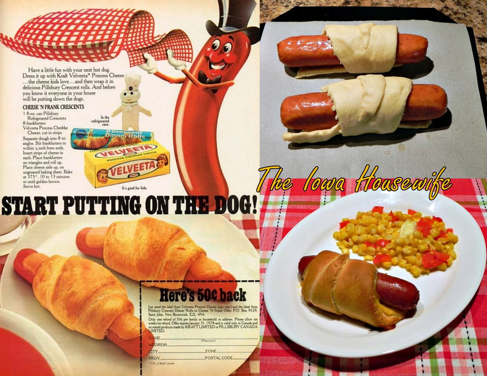 The Iowa Housewife Dogs in a Blanket