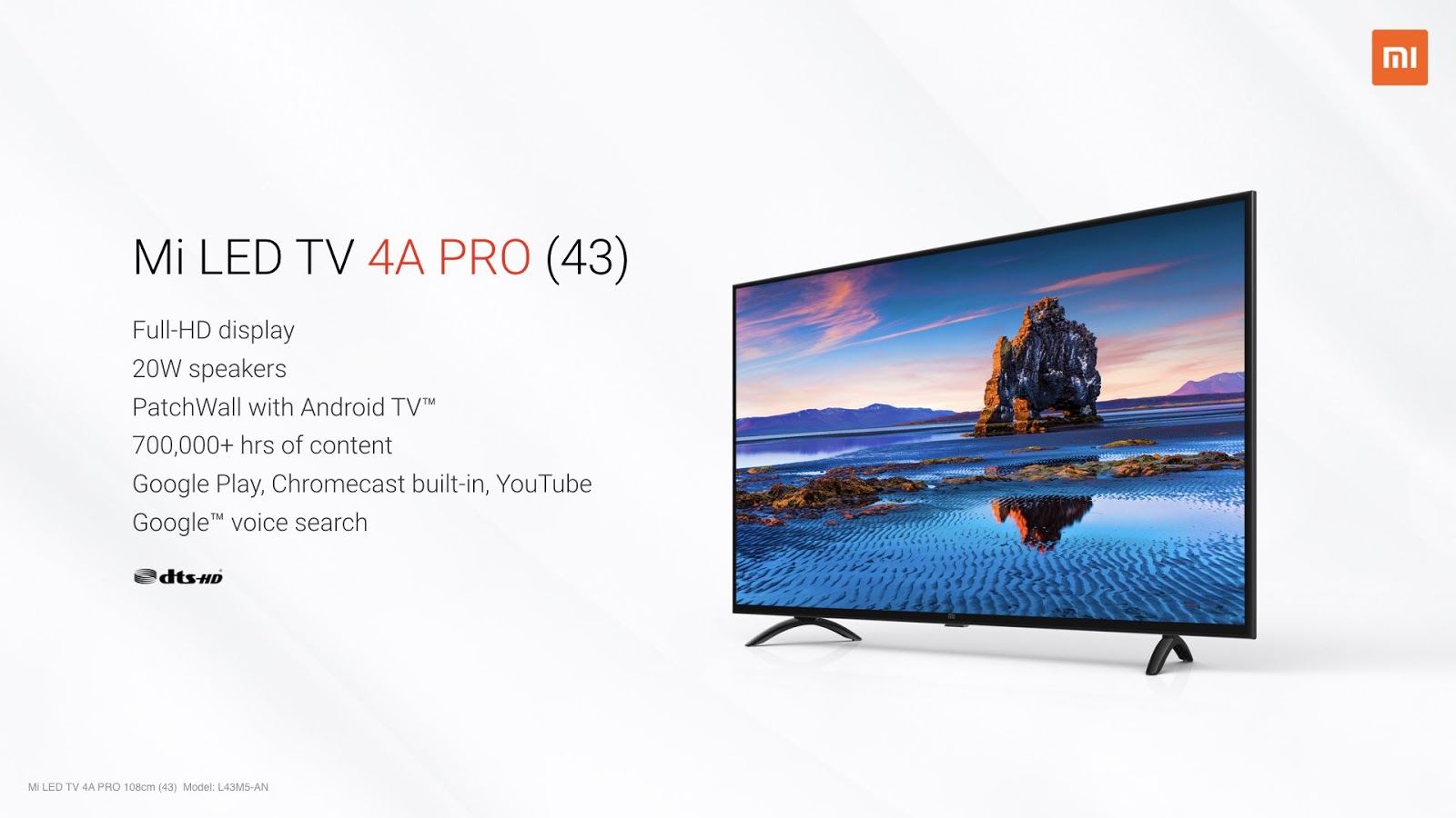 Xiaomi Mi Tv Set 4A Pro 43Inch, Mi Tv Set 4X Pro 55Inch Together With