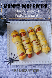 Mummy Dog Recipe Crescen, Pillsbury, Cash Giveaway