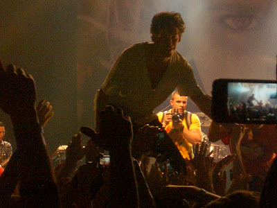 Matisyahu crowd surfing at Terminal 5. Matisyahu crowd surfing at Terminal 5.