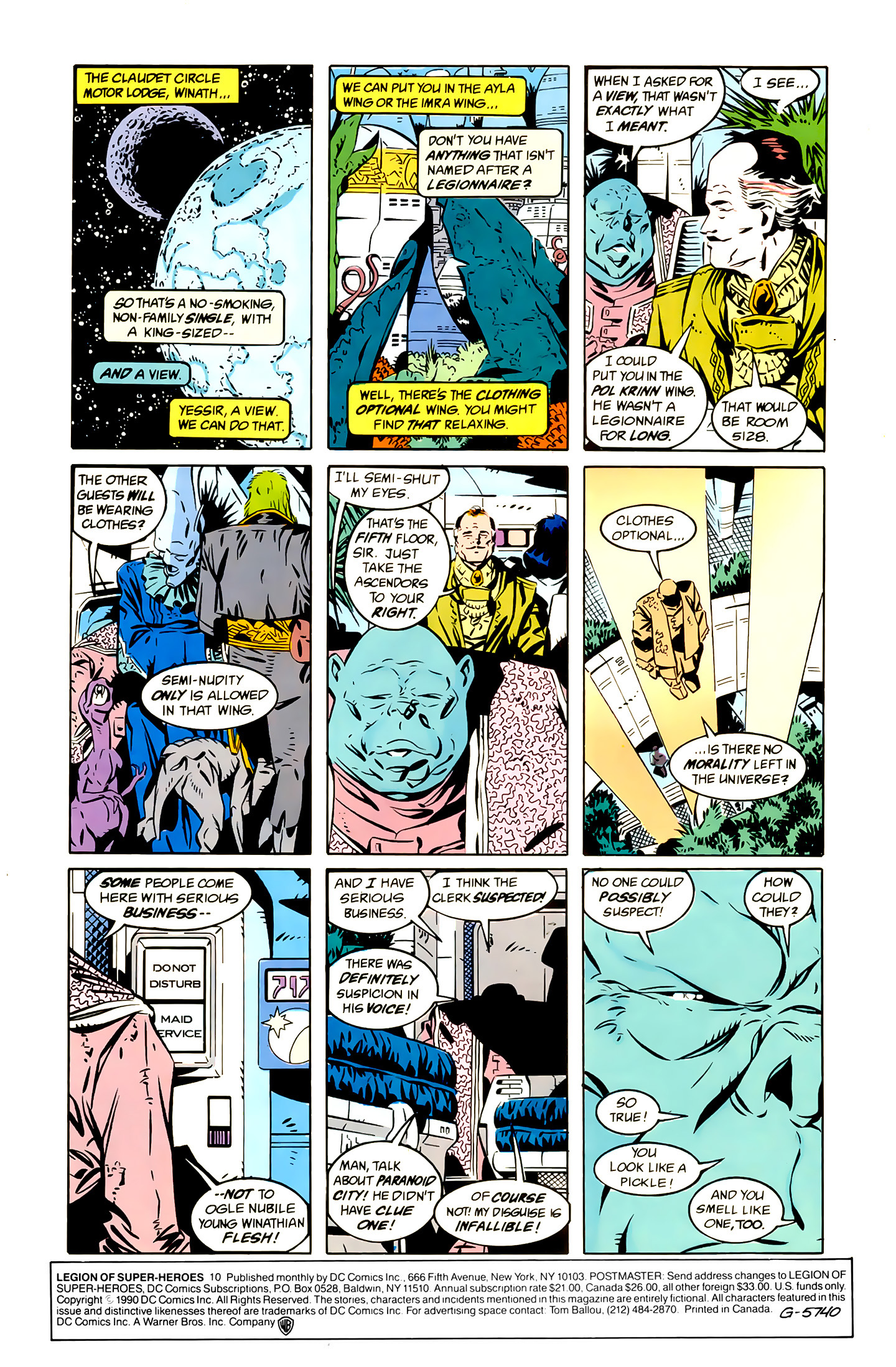 Legion of Super-Heroes (1989) 10 Page 1